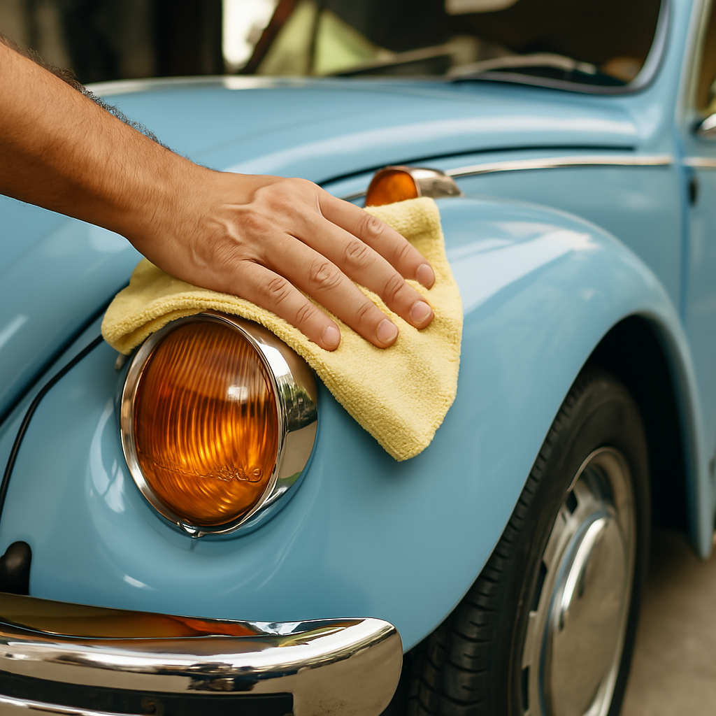nettoyage doux d'une carrosserie