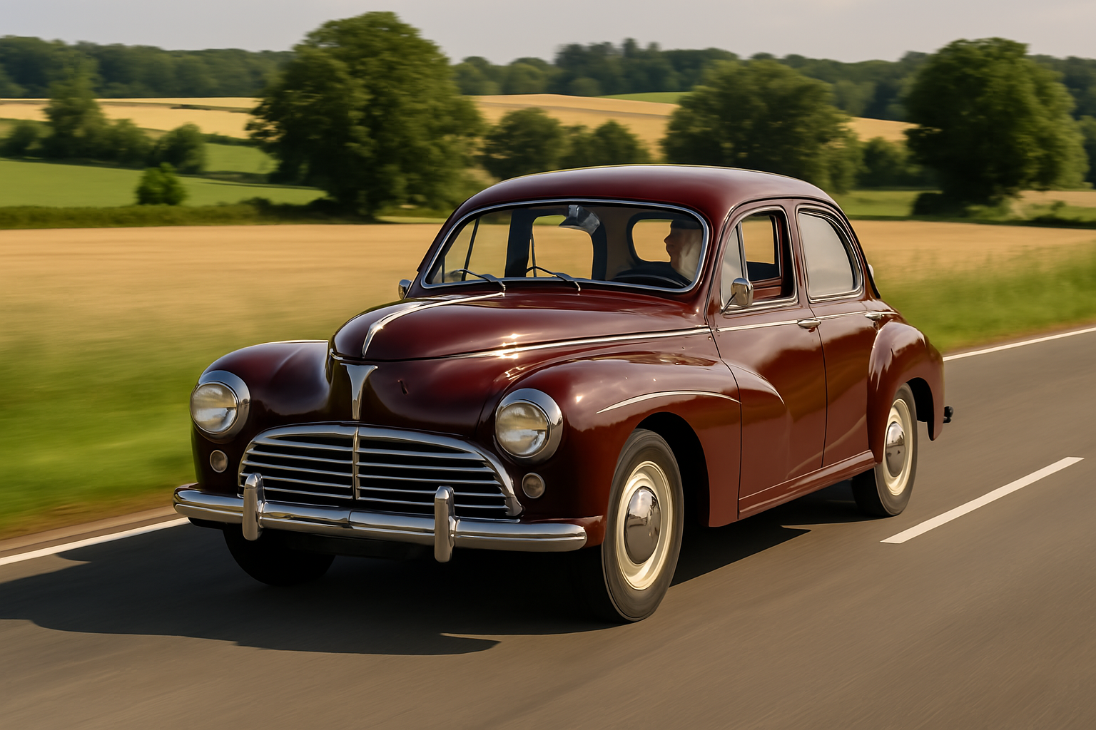 voiture en route